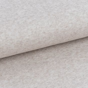 Viskose Strickstoff Feinstrick uni beige meliert 1,50m Breite