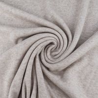 Viskose Strickstoff Feinstrick uni beige meliert 1,50m Breite