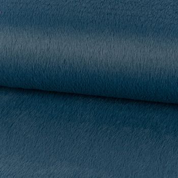 Fellimitat Kunstfell Diaz kuschelweich blau 1,45m Breite