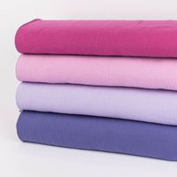 Musselin Stoff Double Gauze einfarbig dunkel pink 1,35m Breite