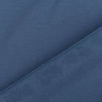 Baumwolljersey Organic Bio Jersey einfarbig indigo blau 1,5m Breite