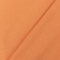 Baumwolljersey Organic Bio Jersey einfarbig lachs orange 1,5m Breite