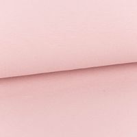 Baumwolljersey Organic Bio Jersey einfarbig puder rosa 1,5m Breite