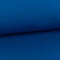 Baumwolljersey Organic Bio Jersey einfarbig kobalt blau 1,5m Breite