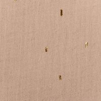 86634-Double-Gauze-Musselin-Foliendruck-Konfetti-Striche-einfarbig-hellbraun-goldfarbig-1-35m-Breite-86634-05.jpg Double Gauze Musselin Foliendruck Konfetti Striche einfarbig hellbraun goldfarbig 1,35m Breite