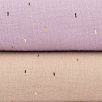 86635-Double-Gauze-Musselin-Foliendruck-Konfetti-Striche-einfarbig-hell-violett-goldfarbig-1-35m-Breite-86635-Gruppe-01.jpg Double Gauze Musselin Foliendruck Konfetti Striche einfarbig hell violett goldfarbig 1,35m Breite