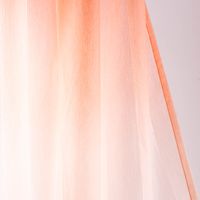 Halbtransparenter Ösenvorhang mit tollem Batik Farbverlauf in Orange