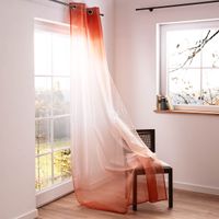 86664-oesenvorhang-Batik-Farbverlauf-halbtransparent-terracotta-140cmx255cm-86664-02.jpg Halbtransparenter Ösenvorhang mit tollem Batik Farbverlauf in Orange