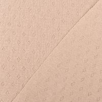 86716-Feinstrick-Jersey-Baumwolle-Pointoille-Lochmuster-einfarbig-cappucchino-braun-1-4m-Breite-86716-08.jpg Feinstrick Jersey Baumwolle Pointoille Lochmuster uni braun 1,4m Br.
