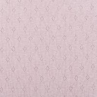 Feinstrick Jersey Baumwolle Pointoille Lochmuster uni lila 1,4m Br.