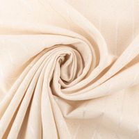 Vorhangstoff Dekostoff Double Face Art Deco Grafikdessin beige 1,35m Breite