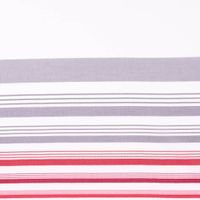86782-Gardinenstoff-Marula-transparent-Streifen-weiss-rot-grau-148cm-Breite-DSC-5209.jpg Transparenter Gardinenstoff Marula mit modernem Streifen-Dessin in Weiß, Grau und Rot