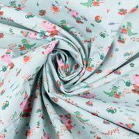 86783-Baumwollstoff-Webware-Peppa-Wutz-Schorsch-Dino-mint-bunt-1-4m-Breite-86783-06.jpg Baumwollstoff Webware Peppa Wutz Schorsch Dino mint bunt 1,4m Breite