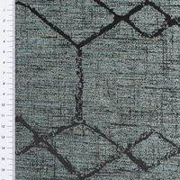 86814-Vorhangstoff-Dekostoff-Jacquard-Novo-Hexagon-petrol-schwarz-154cm-Breite-86814-05.jpg Blickdichter Jacquard Vorhang- und Dekostoff Novo mit eingewebtem Hexagon-Dessin in Schwarz und Petrol mit 154cm Stoffbreite