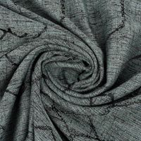 86814-Vorhangstoff-Dekostoff-Jacquard-Novo-Hexagon-petrol-schwarz-154cm-Breite-86814-06.jpg Blickdichter Jacquard Vorhang- und Dekostoff Novo mit eingewebtem Hexagon-Dessin in Schwarz und Petrol mit 154cm Stoffbreite