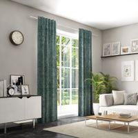 86814-Vorhangstoff-Dekostoff-Jacquard-Novo-Hexagon-petrol-schwarz-154cm-Breite-NOVO-MFB-069-A01-gross.jpg Blickdichter Jacquard Vorhang- und Dekostoff Novo mit eingewebtem Hexagon-Dessin in Schwarz und Petrol mit 154cm Stoffbreite
