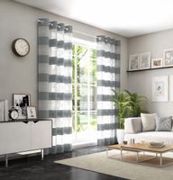 86815-Gardinenstoff-Voile-transparent-Tivoli-Streifen-weiss-grau-152cm-Breite-Tivoli-Oese-90-A.jpg Transparenter Voile Gardinenstoff Tivoli mit modernem Streifen-Dessin in Weiß und Grau mit 152cm Stoffbreite