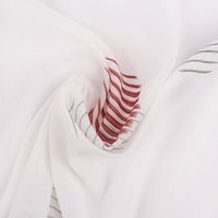 86843-Gardinenstoff-Scherli-Palermo-halbtransparent-Hexagon-weiss-rot-grau-148cm-Breite-DSC-5307.jpg Halbtransparenter Gardinenstoff Palermo mit hochwertigen Scherli-Effekten und Hexagon-Dessin in Weiß, Rot und Grau