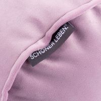 Detail Markentag von Nackenrolle samt flieder