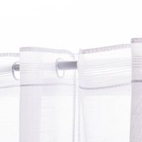 86851-Scheibengardinen-Meterware-naehfrei-Stickerei-Voile-abstrakt-weiss-beige-90cm-Hoehe-86851-04.jpg Moderne Scheibengardinen Meterware aus transparentem Voile in frischem Weiß mit hochwertigen Stickereien in 90cm Höhe