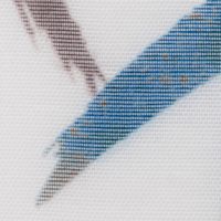 86856-Gardinenstoff-Bambus-transparent-Batist-Optik-Bambusblaetter-weiss-gruen-blau-braun-148cm-Breite-DSC-5090-2.jpg Transparenter Gardinenstoff Bambus in feiner Batist-Optik mit Bambusblätter-Print in Weiß mit Grün, Blau und Braun in 148cm Stoffbreite
