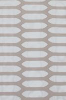 Halbtransparenter Schiebevorhang Mesh mit grafischem Ausbrenner-Dessin in Grautönen mit Flexoschiene in 60x245cm (BxH)