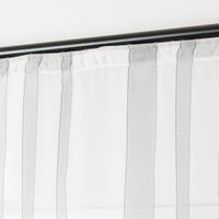 Schiebevorhang Alicante Scherli transparent weiß grau 245x60cm (BxH)