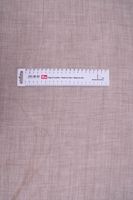 Halbtransparenter Gardinenstoff SCANDIA mit natürlicher Leinenstruktur in Taupe mit 145cm Stoffbreite