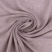 Halbtransparenter Gardinenstoff SCANDIA mit natürlicher Leinenstruktur in Taupe mit 145cm Stoffbreite
