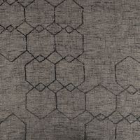 86881-Vorhangstoff-Dekostoff-Jacquard-Novo-Hexagon-schwarz-grau-154cm-Breite-DSC-5160.jpg Blickdichter Jacquard Vorhang- und Dekostoff Novo mit eingewebtem Hexagon-Dessin in Schwarz-Grau mit 154cm Stoffbreite
