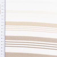 86890-Gardinenstoff-Marula-transparent-Streifen-weiss-beige-braun-148cm-Breite-DSC-5139.jpg Transparenter Gardinenstoff Marula mit modernem Streifen-Dessin in Weiß, Beige und Braun