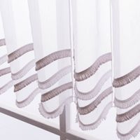 86898-Scheibengardinen-Meterware-naehfrei-Boho-Fransen-weiss-grau-45cm-Hoehe-86898-04.jpg Scheibengardinen Meterware nähfrei Boho Fransen weiß grau 45cm Höhe