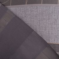 Vorhangstoff Dekostoff Jacquard Streifen Art Decó grau 160cm Breite
