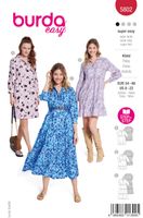 Burda Schnittmuster 5802 Damen Kleid