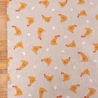 86997-Tischlaeufer-Leinenlook-Little-Happy-Chicken-natur-gelb-40x160cm-von-SCHoeNER-LEBEN--DSC-6909.jpg Tischläufer Leinenlook Little Happy Chicken natur gelb 40x160cm von SCHÖNER LEBEN. Detail