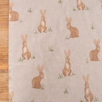 87000-Tischlaeufer-Aquarell-Woodland-Rabbit-Hasen-natur-braun-40x160cm-von-SCHoeNER-LEBEN--DSC-6903.jpg Tischläufer Aquarell Woodland Rabbit Hasen natur braun 40x160cm von SCHÖNER LEBEN. Detail