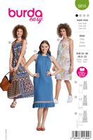 Burda Schnittmuster 5810 Damen Kleid