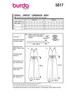 87014-Burda-Schnittmuster-5817-Damen-Overall-Jumpsuit-5817-back-envelope-EU.jpg Burda Schnittmuster 5817 Damen Overall Jumpsuit