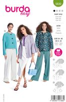 Burda Schnittmuster 5830 Damen Jacke
