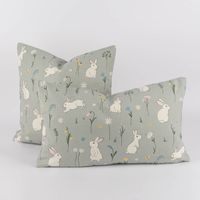 87032-Kissenhuelle-Cute-Rabbit-Garden-Hasen-Blumen-mintgruen-bunt-in-versch--Groessen-von-SCHoeNER-LEBEN--Kissen-KW7-24-6275.jpg Kissenhülle Cute Rabbit Garden Hasen Blumen mintgrün bunt in versch. Größen von SCHÖNER LEBEN.