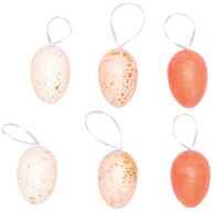 Eier zum hängen farbmix rosa