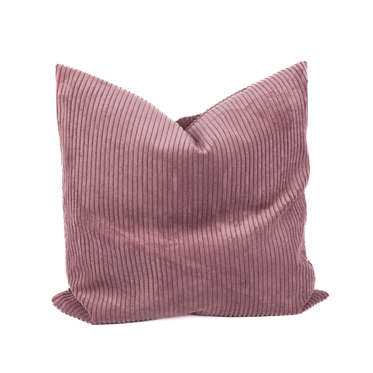 Kissenhülle Breitcord Baby Rib mauve verschiedene Größen von SCHÖNER