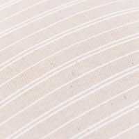 Kissenhülle Basic Stripe Streifen Leinenlook natur weiß von SCHÖNER LEBEN. Stoff