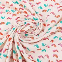 87124-Musselin-Stoff-Double-Gauze-Loove-beige-bunt-1-30m-Breite-87124-06.jpg Musselin Stoff Double Gauze Loove beige bunt 1,30m Breite