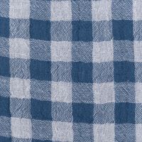 87132-Musselin-Stoff-Double-Gauze-Doubleface-Vichy-Karo-blau-weiss-1-30m-Breite-87132-04.jpg Musselin Stoff Double Gauze Doubleface Vichy Karo blau weiß 1,30m Breite