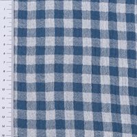 87132-Musselin-Stoff-Double-Gauze-Doubleface-Vichy-Karo-blau-weiss-1-30m-Breite-87132-05.jpg Musselin Stoff Double Gauze Doubleface Vichy Karo blau weiß 1,30m Breite