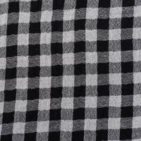 87133-Musselin-Stoff-Double-Gauze-Doubleface-Vichy-Karo-schwarz-weiss-1-30m-Breite-87133-03.jpg Musselin Stoff Double Gauze Doubleface Vichy Karo schwarz weiß 1,30m Breite
