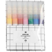 acrylmarker regenbogenfarben verpackt