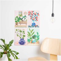 Set für Malen nach Zahlen mit Blumen in einer Vase Dekobeispiel