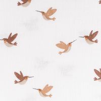 87149-Musselin-Stoff-aus-Baumwolle-Voegel-Kolibri-offweiss-braun-1-35m-Breite-87149-03.jpg Musselin Stoff aus Baumwolle Vögel Kolibri offweiß braun 1,35m Breite